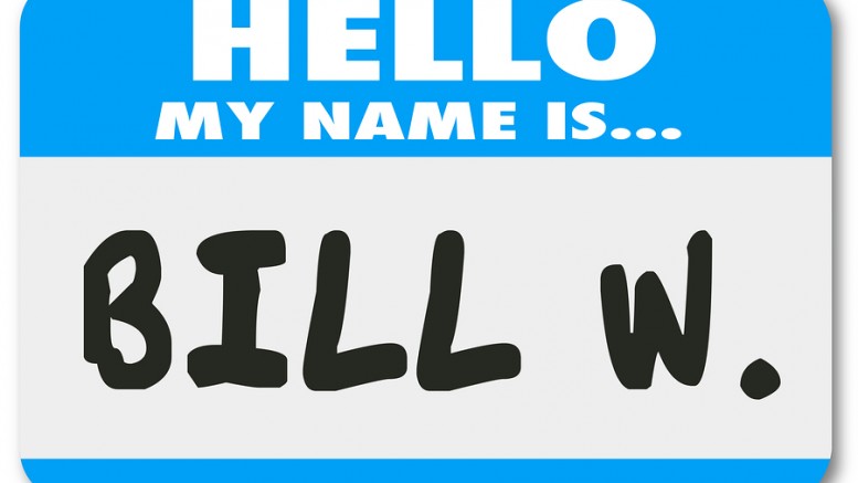 Hello My Name is Bill Nametag